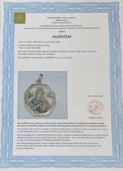 Zlatá madonka