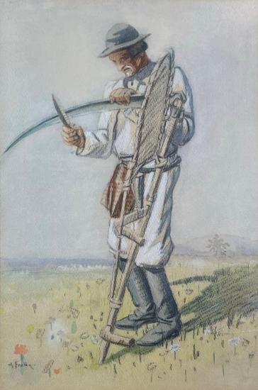 Muž s kosou