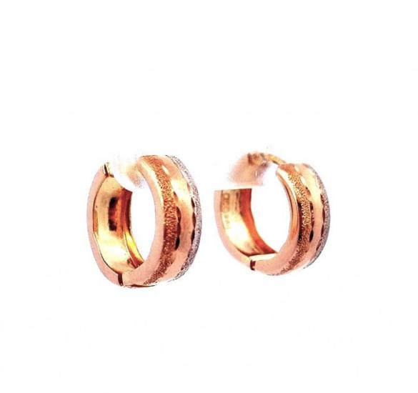 Zlaté náušnice, kruhy