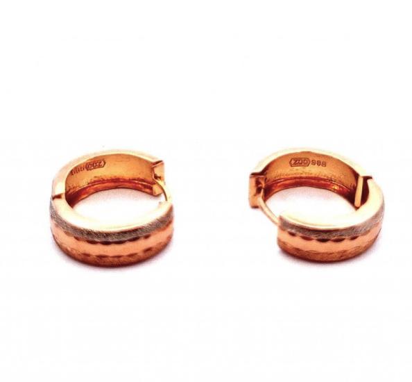 Zlaté náušnice, kruhy