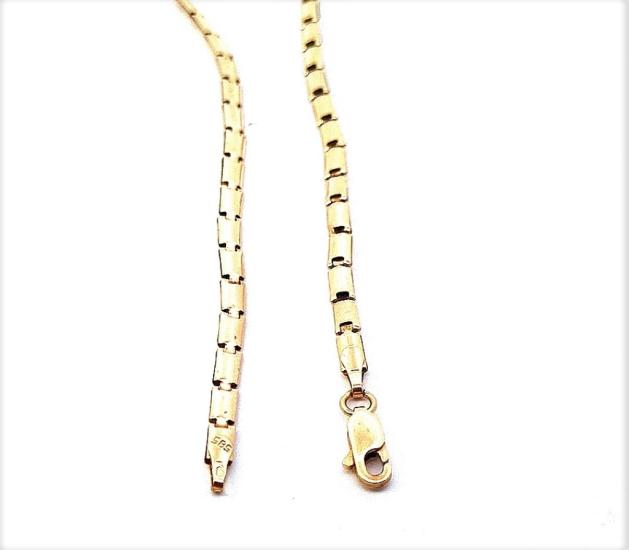 Zlatý náhrdelník se zirkony