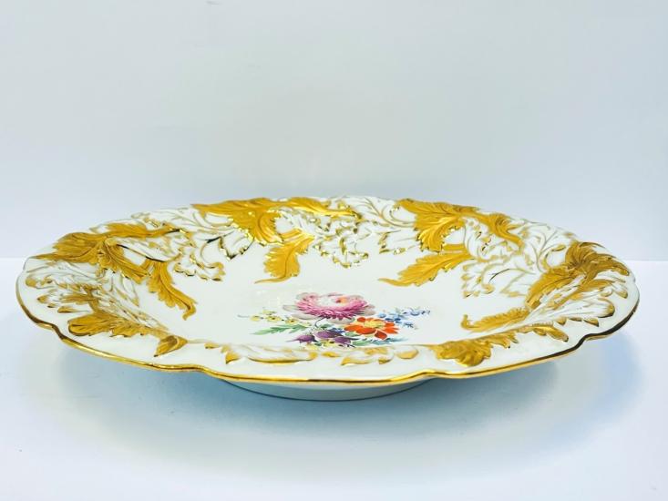 Okrasný hluboký talíř - Míšeň