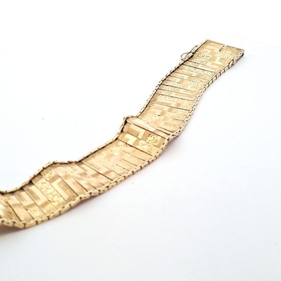 Starožitný zlatý náramek, 16,72 g