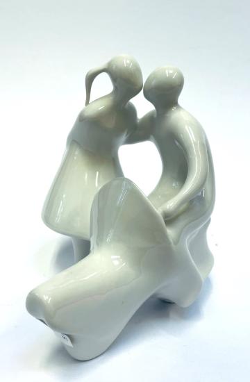 Pár na motorce - Royal Dux