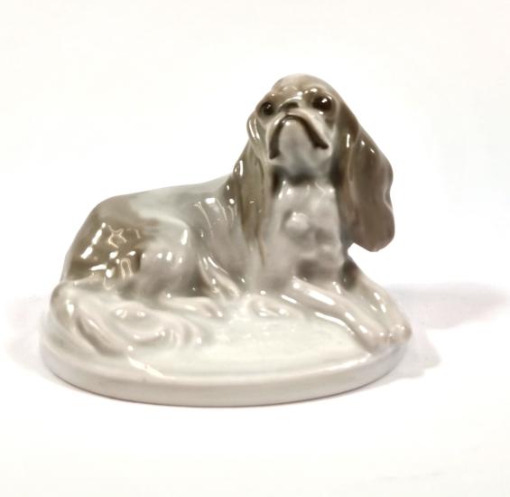 Porcelánová soška Rosenthal - Kavalír King Charles španěl