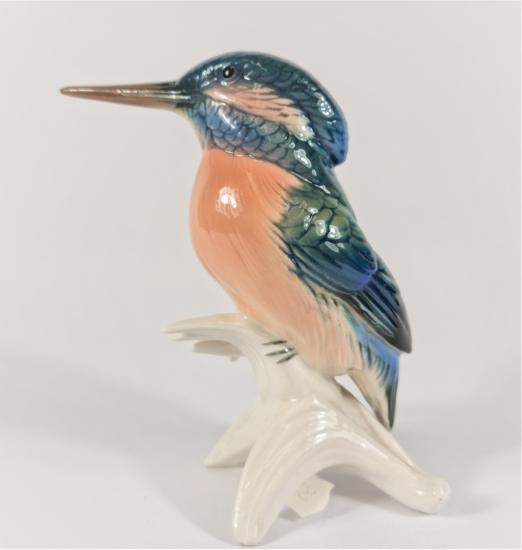 Porcelánová soška - ledňáček