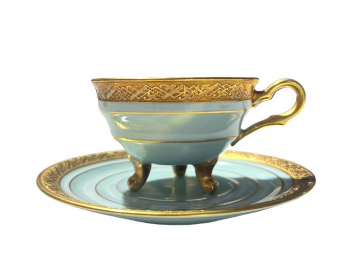 Porcelánový šálek s podšálkem- Gloria, Karlovy vary
