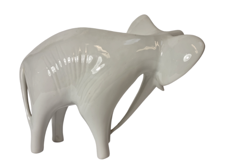 Porcelánová soška slon - styl Brusel