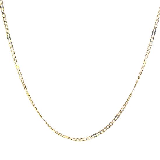 Řetízek z kombinace bílého a žlutého zlata, 2,1 g