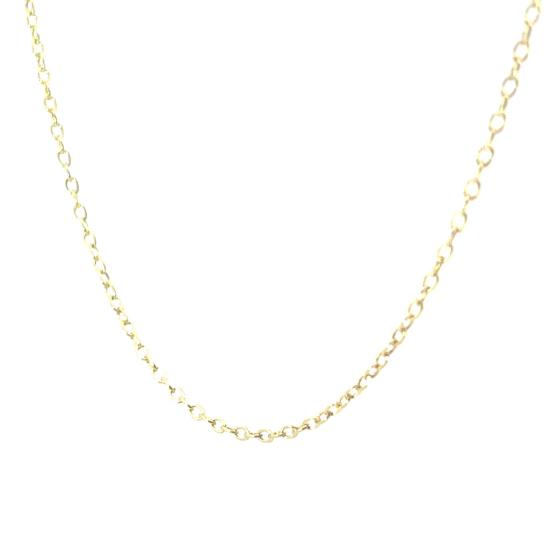 Velmi jemný řetízek ze žlutého zlata, 1,73 g Velmi jemný řetízek ze žlutého zlata, 1,73 g
