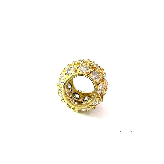 Zlatý přívěs se zirkony