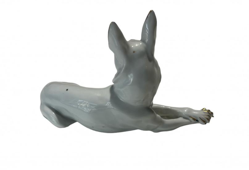 Starožitný porcelánový vlčák