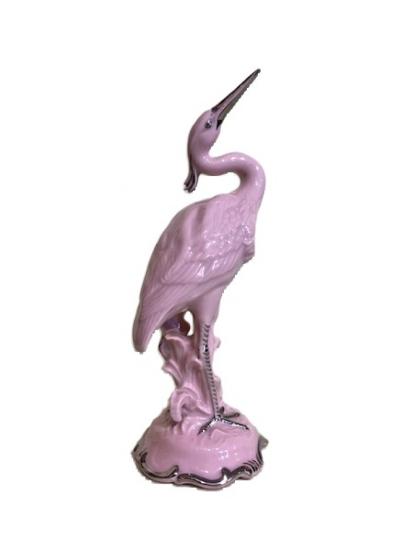 Starožitná porcelánová volavka