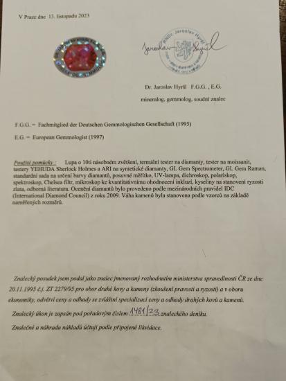 Starožitný prsten s diamanty a safírem, vel. 56