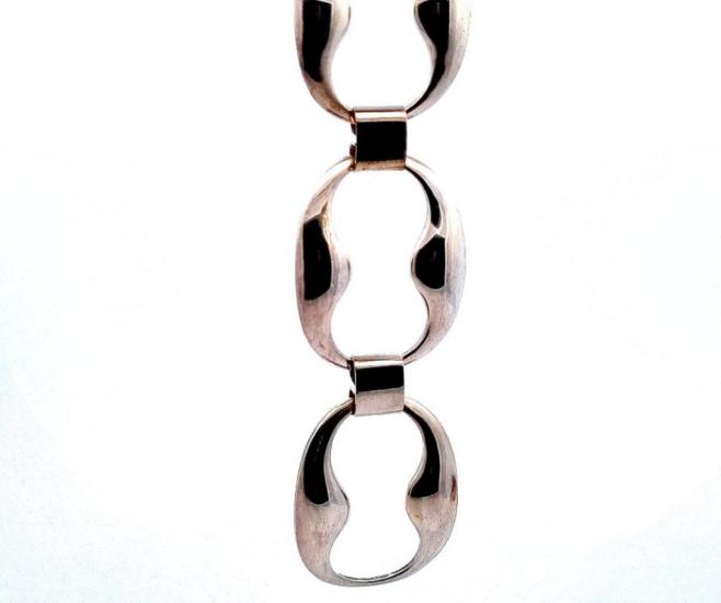 Stříbrný náramek, 35,92 g