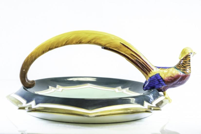 Tác se zlatým bažantem-Dux