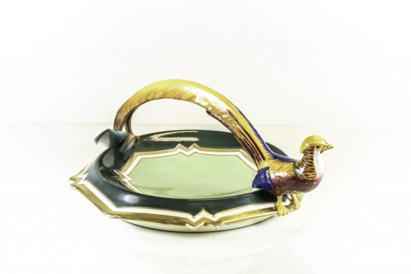 Tác se zlatým bažantem-Dux