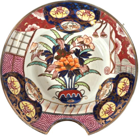 Talíř Imari - vykrojený