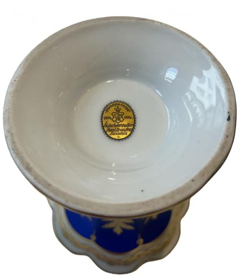 Váza Saxonia modrá