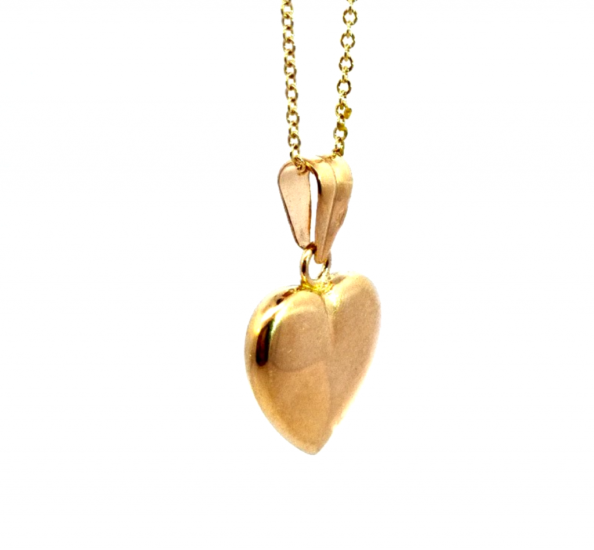 Zlatý přívěs, srdce