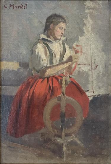 Žena s kolovrátkem