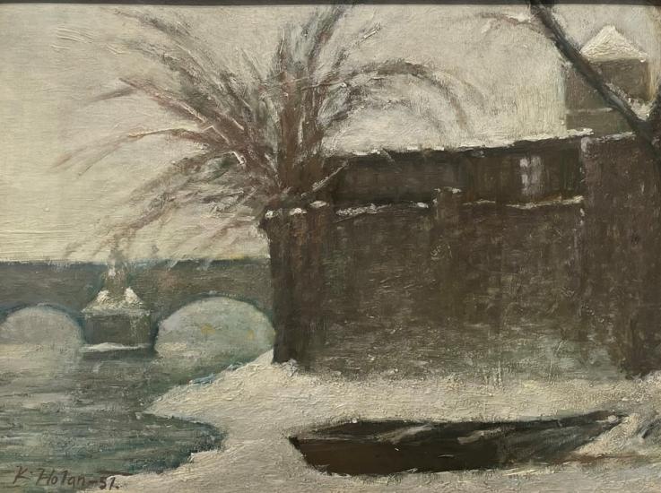 Vltava v zimě