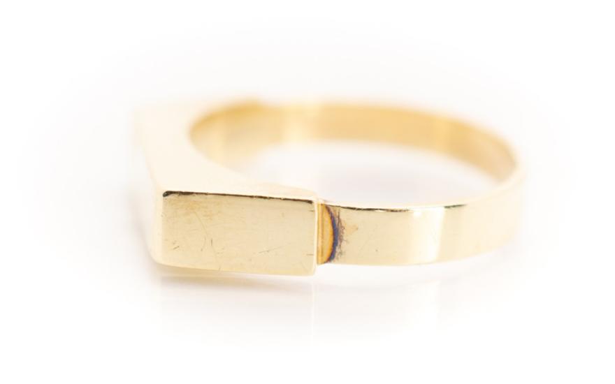 Zlatý pánský prsten, vel. 64