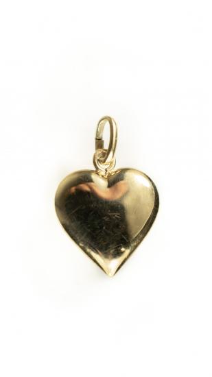 Zlatý přívěsek srdíčko, 0,70g