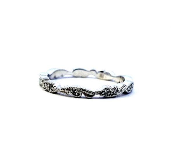 Zlatý prsten Chantilly Lace Band, vel. 52,5