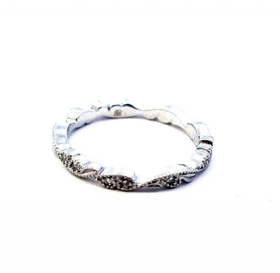 Zlatý prsten Chantilly Lace Band, vel. 52,5