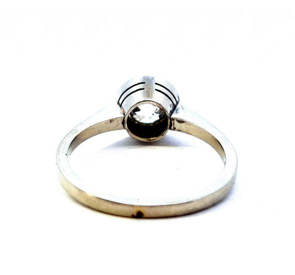 Starožitný zlatý prsten s diamantem 1,09 ct, vel. 56