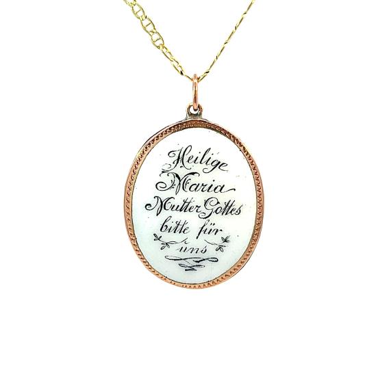 Zlatý přívěs, madonka s dítětem - 3 Zlatý přívěs, madonka s dítětem - 3