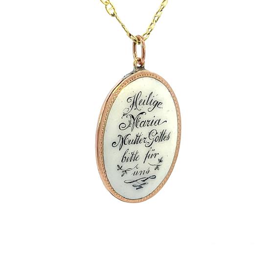 Zlatý přívěs, madonka s dítětem - 4 Zlatý přívěs, madonka s dítětem - 4