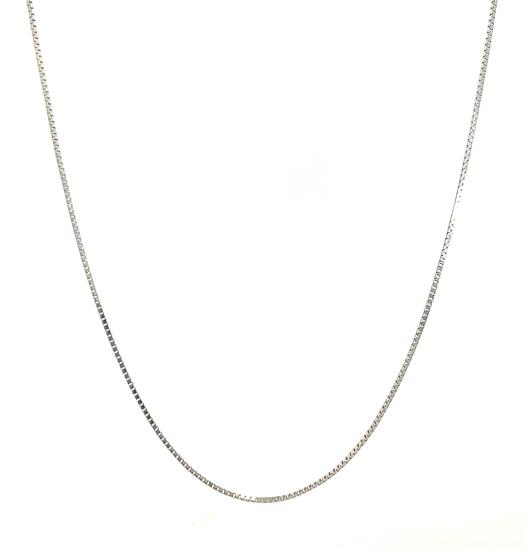 Řetízek z bílého zlata, 1,83 g Řetízek z bílého zlata, 1,83 g