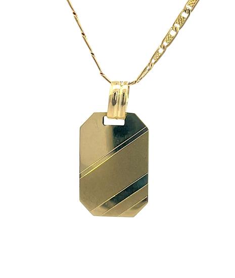 Zlatý přívěs, destička - 1 Zlatý přívěs, destička - 1