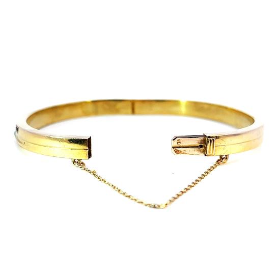 Starožitný zlatý náramek s rubíny a perličkami, Rakousko-Uhersko, 8,47 g - 1 Starožitný zlatý náramek s rubíny a perličkami, Rakousko-Uhersko, 8,47 g - 1