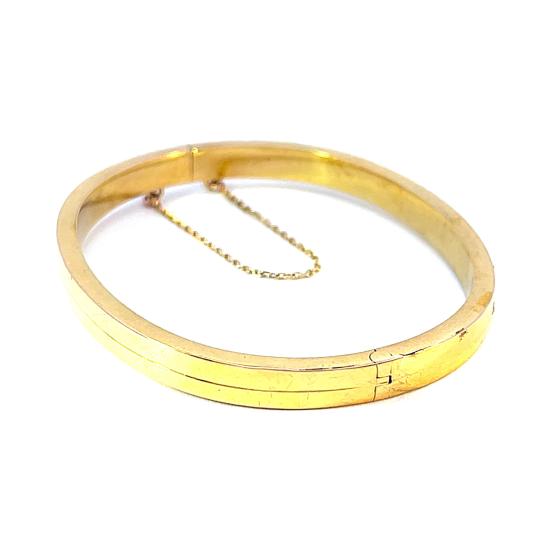 Starožitný zlatý náramek s rubíny a perličkami, Rakousko-Uhersko, 8,47 g - 2 Starožitný zlatý náramek s rubíny a perličkami, Rakousko-Uhersko, 8,47 g - 2