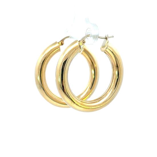 Zlaté náušnice, kruhy Zlaté náušnice, kruhy