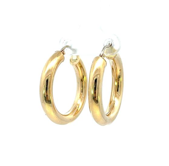 Zlaté náušnice, kruhy - 3 Zlaté náušnice, kruhy - 3