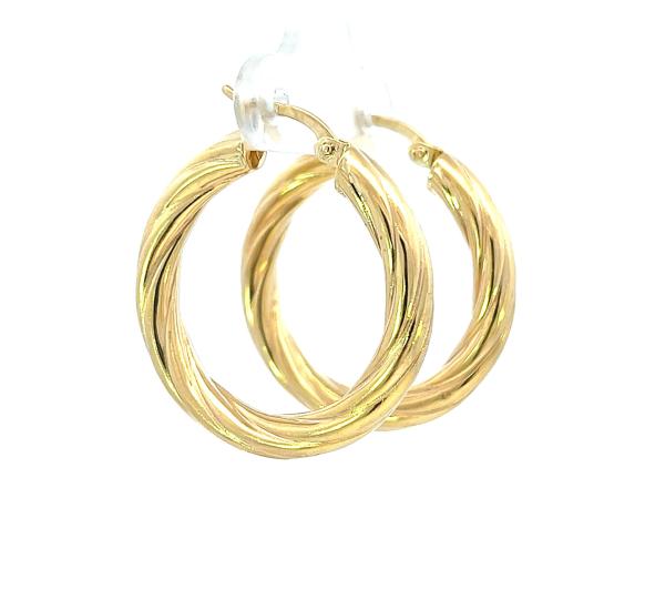 Zlaté náušnice, kruhy Zlaté náušnice, kruhy