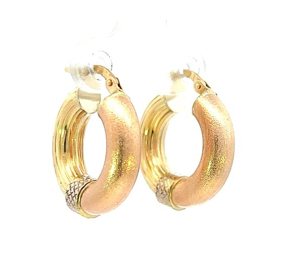 Zlaté náušnice, kruhy - 1 Zlaté náušnice, kruhy - 1