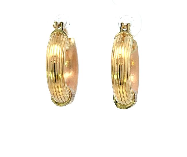 Zlaté náušnice, kruhy - 3 Zlaté náušnice, kruhy - 3