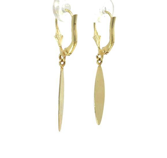 Zlaté náušnice, visací - 2 Zlaté náušnice, visací - 2