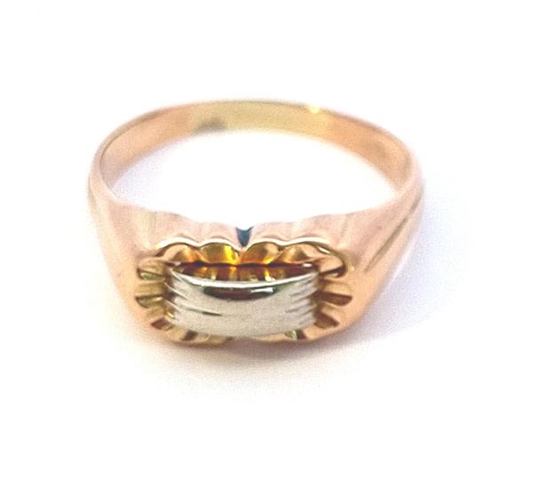 Starožitný zlatý prsten, první republika, vel. 58 - 1 Starožitný zlatý prsten, první republika, vel. 58 - 1