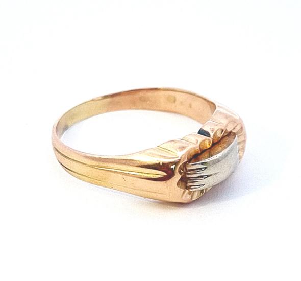 Starožitný zlatý prsten, první republika, vel. 58 - 3 Starožitný zlatý prsten, první republika, vel. 58 - 3