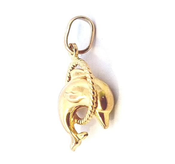 Zlatý přívěs, delfín - 2 Zlatý přívěs, delfín - 2