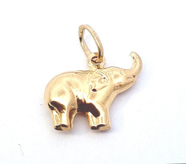 Zlatý přívěs, slon - 1 Zlatý přívěs, slon - 1