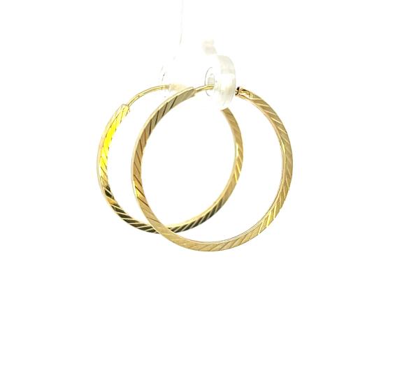 Zlaté náušnice, kruhy Zlaté náušnice, kruhy