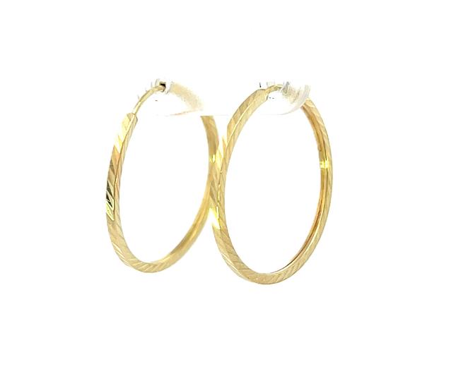 Zlaté náušnice, kruhy - 1 Zlaté náušnice, kruhy - 1