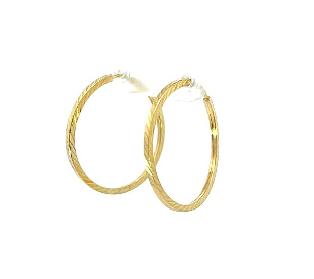 Zlaté náušnice, kruhy - 2 Zlaté náušnice, kruhy - 2